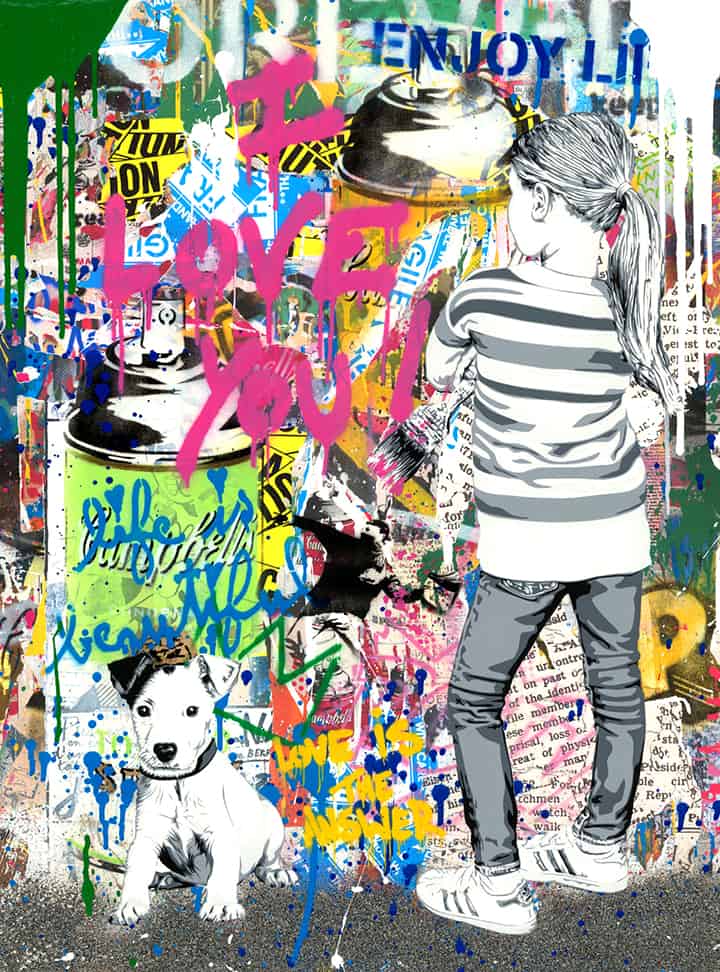 Mr. Brainwash Express Yourself, 2022, with signature