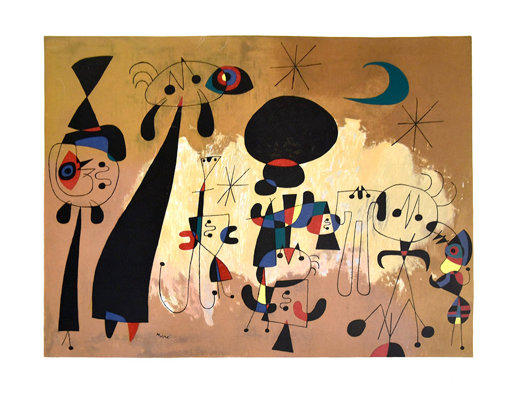 Joan Miró, Femme, Lune, Etoile (Woman, Moon, Stars), 1963 (image 1)