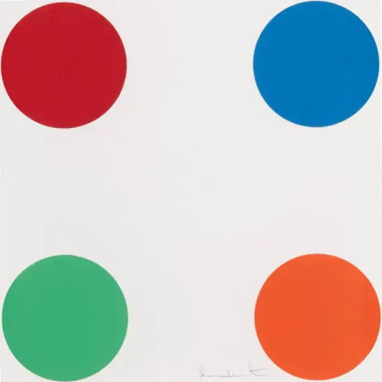 Damien Hirst Woodcut, Fenbufen, 2012