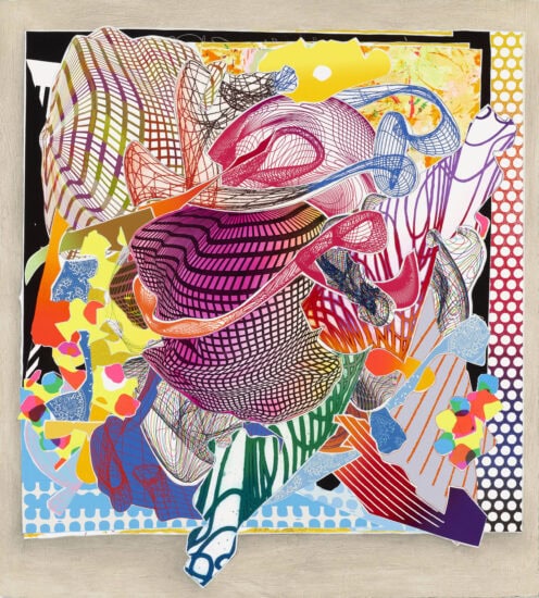 Frank Stella Screen Print, Feneralia, from the Imaginary Places Series, 1995