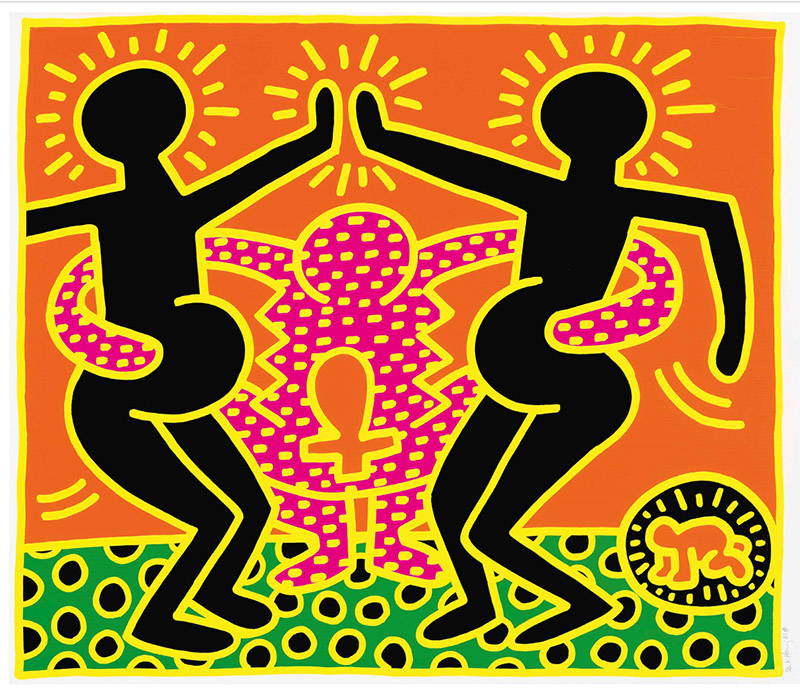 Keith Haring Fertility 5, 1983 (image 1)