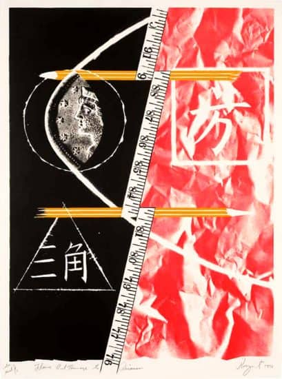 James Rosenquist Lithograph, Flame Out For Picasso, from Homage to Picasso, 1973