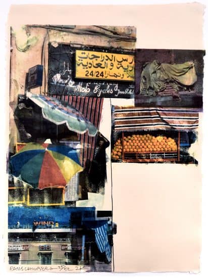 Robert Rauschenberg Screen Print, Flaps (Marrakitch), 2000