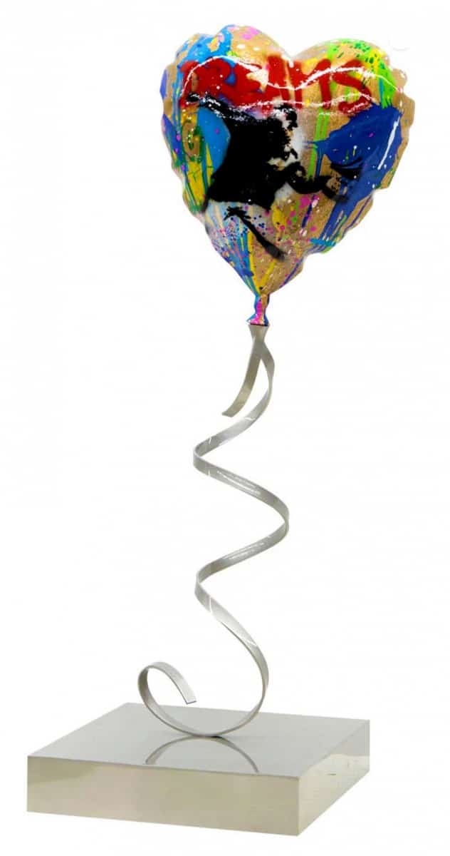 Mr. Brainwash, Flying Balloon Heart, 2023 (image 1)