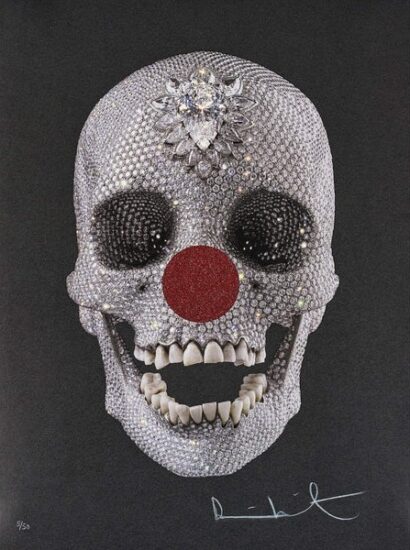 Damien Hirst Lithograph, For The Love Of Comic Relief, 2013