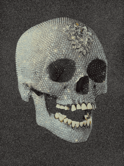 Damien Hirst Screen Print, For The Love Of God, Laugh, 2007