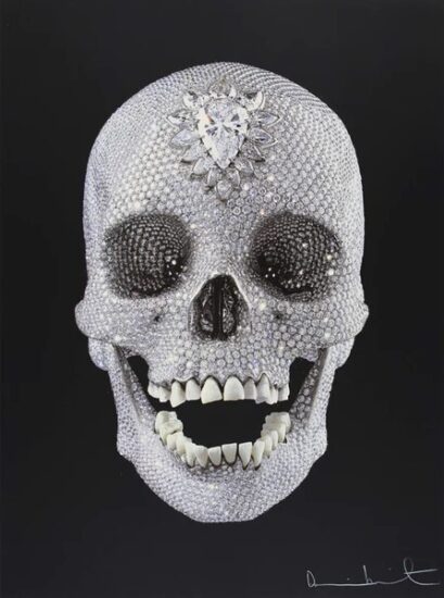 Damien Hirst Screen Print, For The Love Of God, Wonder, 2009