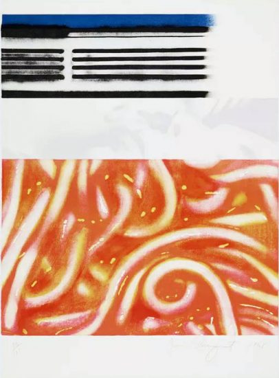 James Rosenquist Lithograph, Forehead I, 1968