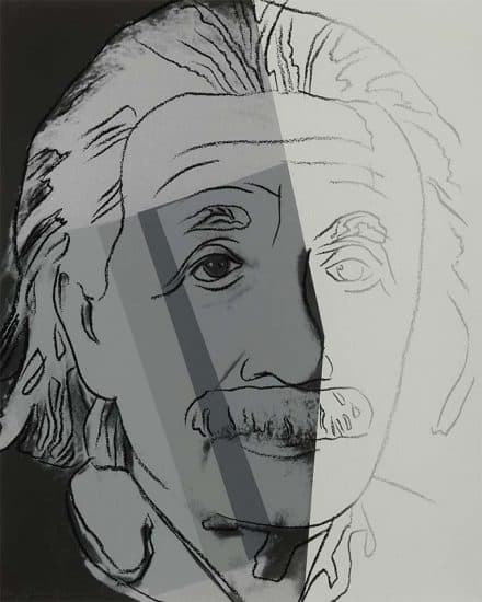 Andy Warhol Screen Print, Albert Einstein, from the Ten Portraits of Jews of the Twentieth Century, 1980
