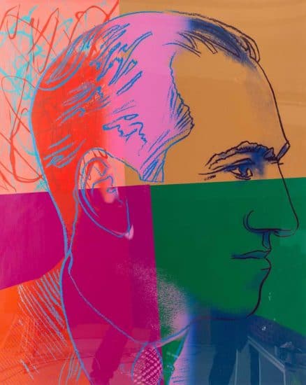Andy Warhol, George Gershwin, from the Ten Portraits of Jews of the Twentieth Century, 1980