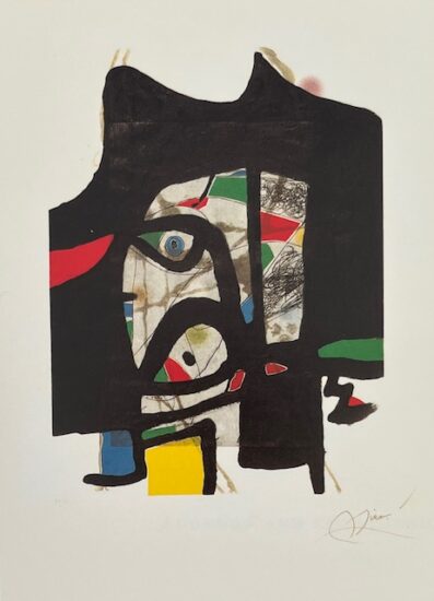 Joan Miró Etching, Fundació Palma II (Palma Foundation II), 1988