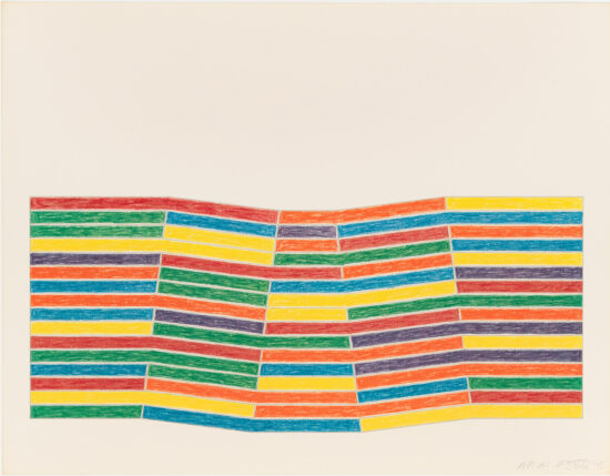 Frank Stella Lithograph, Furg, 1975
