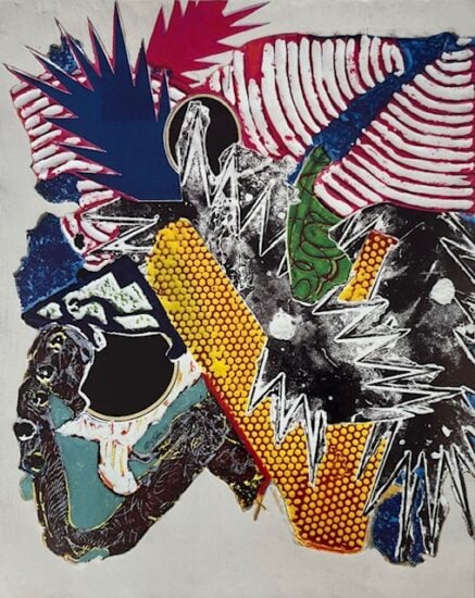 Frank Stella Monoprint, Ganji Dareh (A), from Ganji Dareh Monoprints, 2001