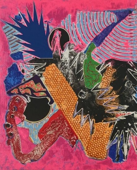 Frank Stella Monoprint, Ganji Dareh (I), from Ganji Dareh Monoprints, 2001