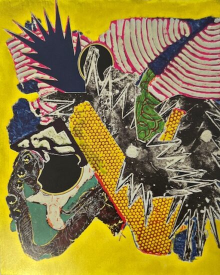 Frank Stella Monoprint, Ganji Dareh (J), from Ganji Dareh Monoprints, 2001