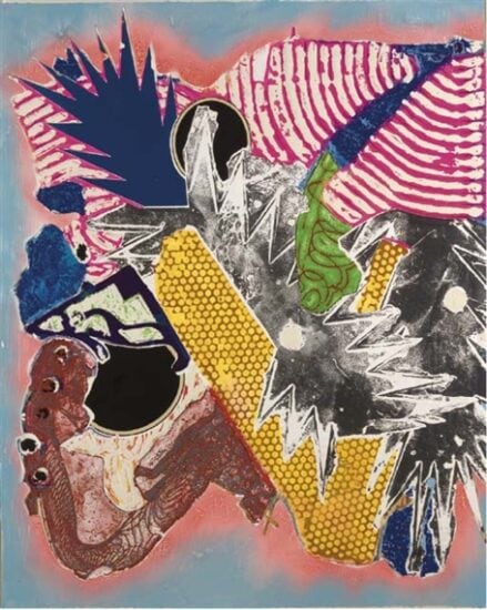 Frank Stella Monoprint, Ganji Dareh (D), from Ganji Dareh Monoprints, 2001