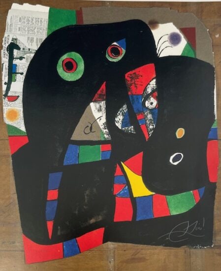 Joan Miró Etching, Gaudí XX, 1979