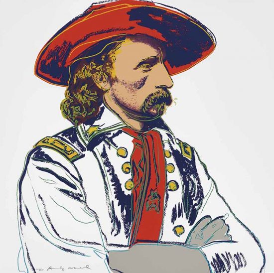 Andy Warhol Screen Print, General Custer, from the Cowboys and Indians Series, 1986