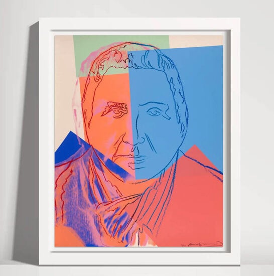 Andy Warhol Screen Print, Gertrude Stein, from the Ten Portraits of Jews of the Twentieth Century, 1980