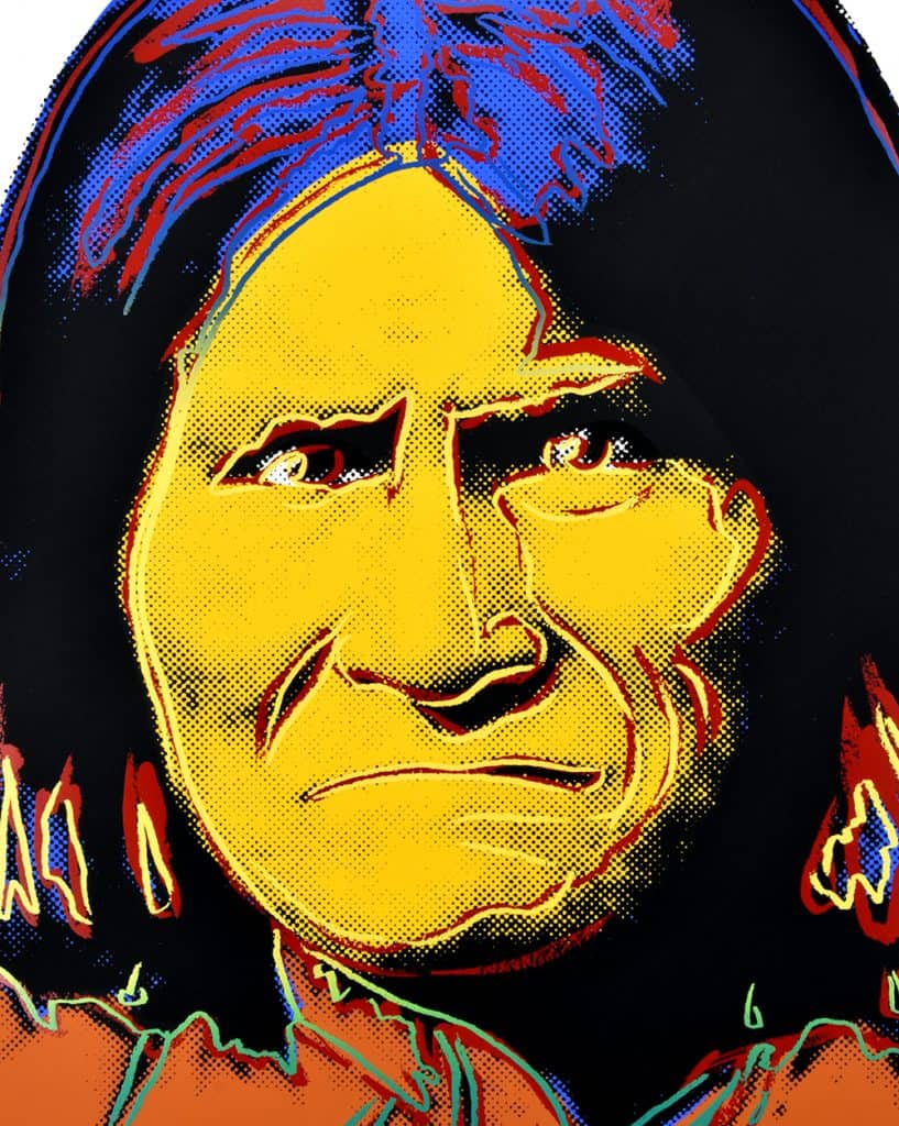 Andy Warhol, Geronimo, from the Cowboys and Indians Series, 1986
