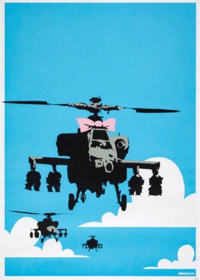 Banksy Screen Print, Happy Choppers, 2003