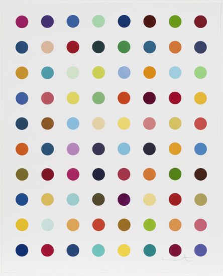 Damien Hirst Woodcut, Gly-Gly-Ala, 2016