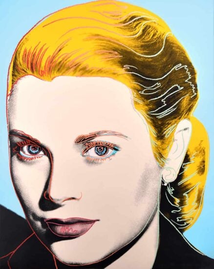 Andy Warhol Screen Print, Grace Kelly, 1984