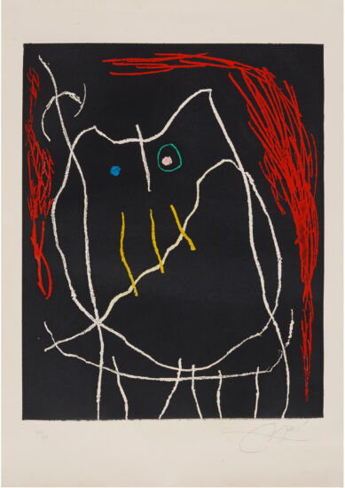Joan Miró Etching, Grand Duc II (Grand Duke II), 1965