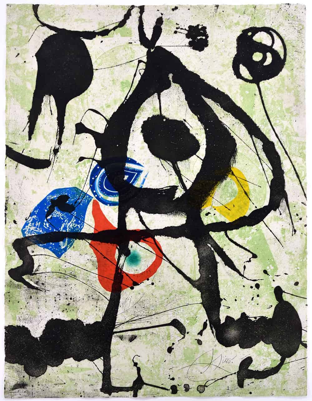 Joan Miró, Grans Rupestres VI (Large Cave Paintings VI), 1979