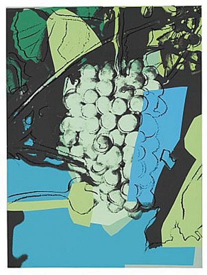 Andy Warhol Screen Print, Grapes, 1979 FS II.193