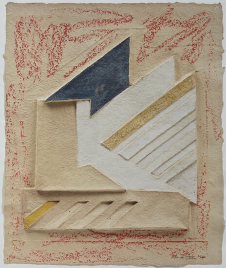 Frank Stella Screen Print, Grodno (I), from Paper Reliefs, 1975