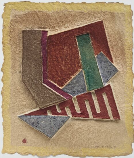 Frank Stella Relief, Kozangrodek (II), from Paper Reliefs, 1975