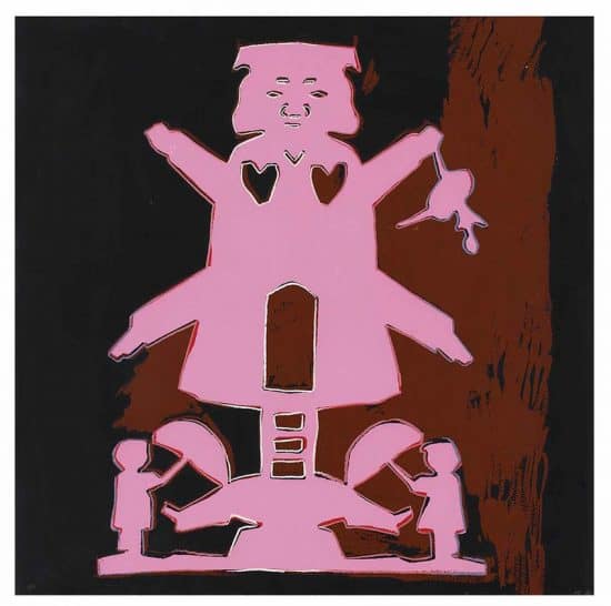 Andy Warhol Screen Print, Hans Christian Andersen, 1987 F&S.II 397