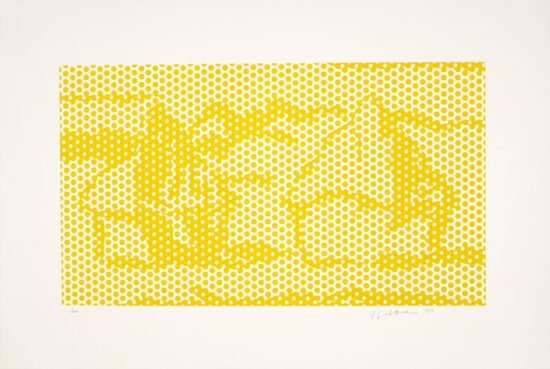 Roy Lichtenstein Lithograph, Haystack #1, 1969