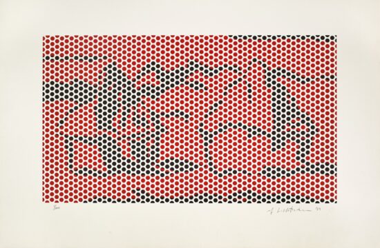 Roy Lichtenstein Lithograph, Haystack #2, 1969