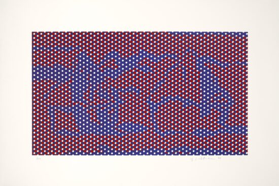 Roy Lichtenstein Lithograph, Haystack #4, 1969