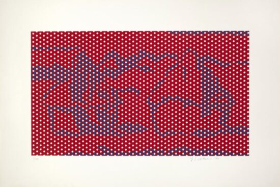 Roy Lichtenstein Lithograph, Haystack #5, 1969