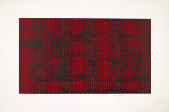 Roy Lichtenstein Lithograph, Haystack #6, 1969