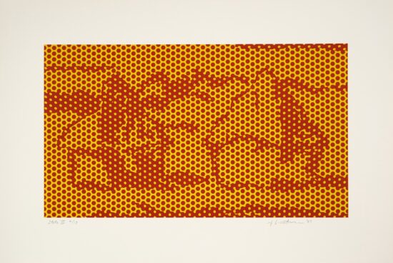 Roy Lichtenstein Lithograph, Haystack #6, Slate III, 1969