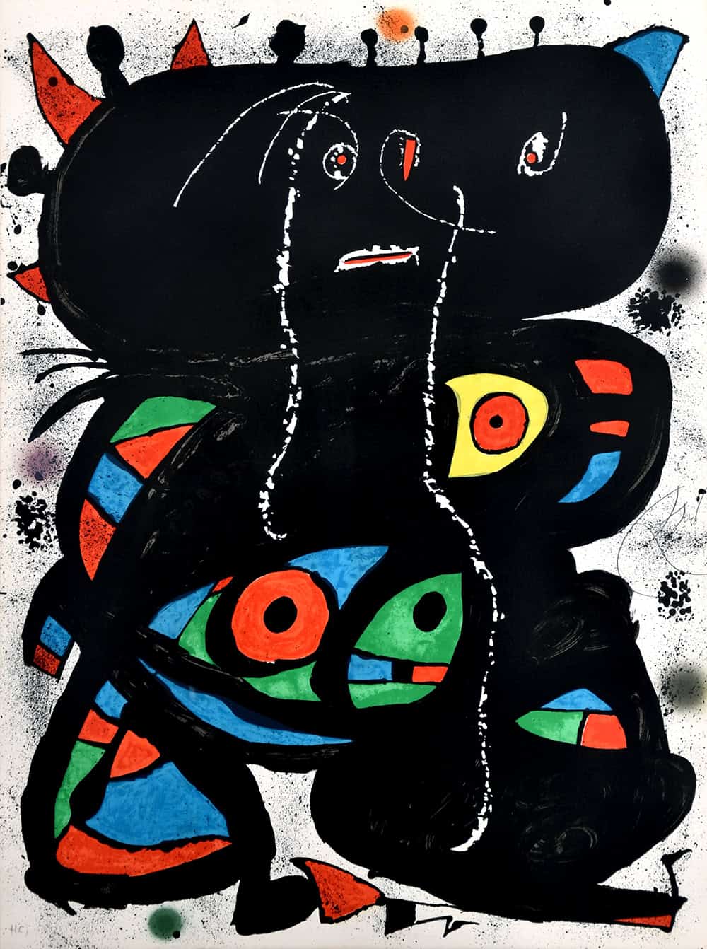 Joan Miró, Hommage aux Prix Nobel (Tribute to the Nobel Prize), 1976