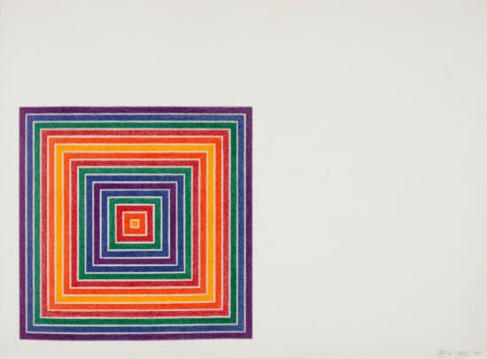 Frank Stella Lithograph, Honduras Lottery Co., from Multicolored Squares I, 1972