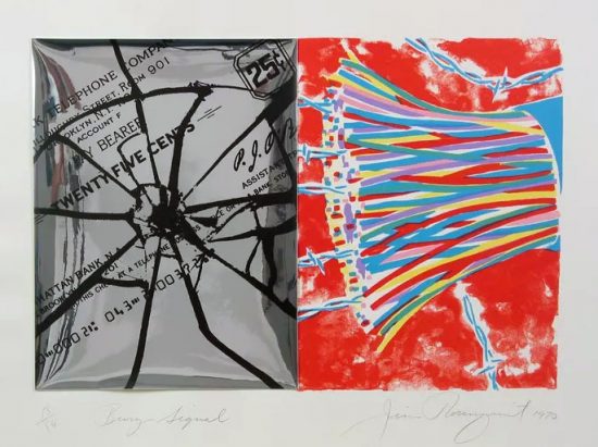 James Rosenquist Lithograph, Busy Signal, 1970