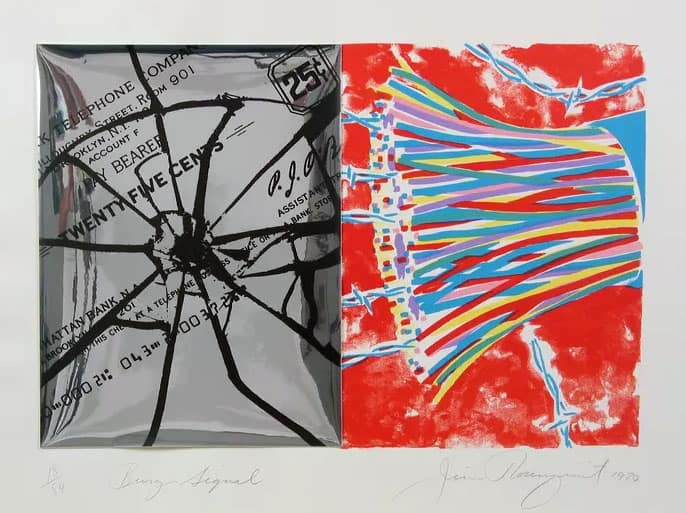 James Rosenquist, Busy Signal, 1970, Lithograph