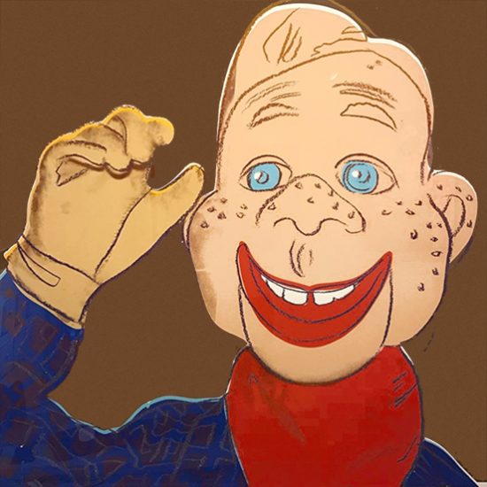 Andy Warhol Screen Print, Howdy Doody, from Myths, Unique Trial Proof