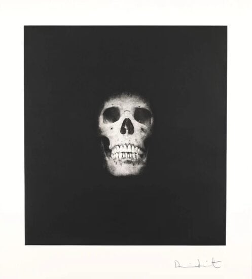 Damien Hirst Etching, I Once Was What You Are, You Will Be What I Am 3, 2007