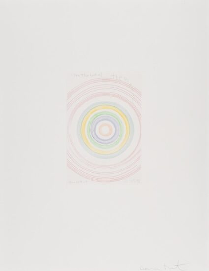 Damien Hirst Etching, I Saw The Half Of The Moon, 2002