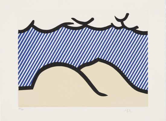 Roy Lichtenstein Etching and Aquatint, Illustration for "De Denver au Montana, Départ 27 Mai 1972" (I), 1992