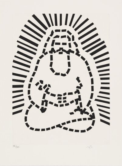 Roy Lichtenstein Etching and Aquatint, Illustration for "Passage du Nord-Ouest", 1992