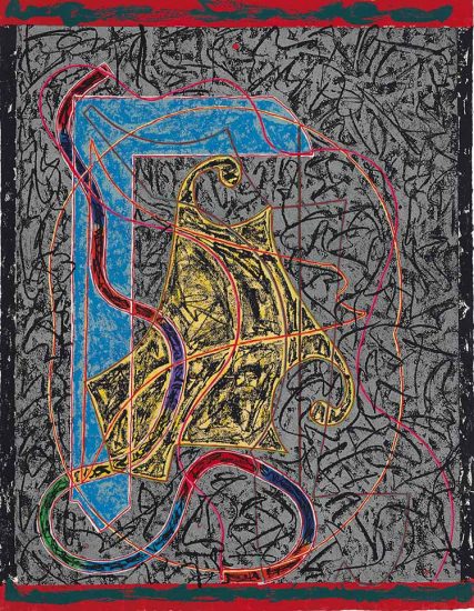 Frank Stella Relief, Imola Three II, from the Circuits Series, 1984