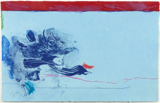 Helen Frankenthaler etching and aquatint, In the Wings, 1987